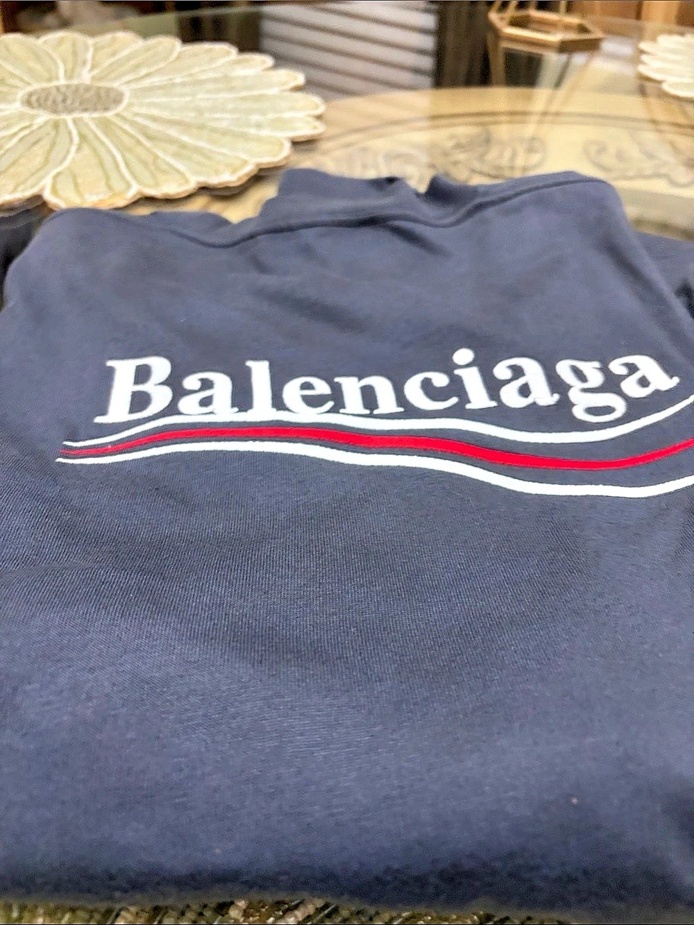 Balenciaga Political Campaign T-Shirt Gray